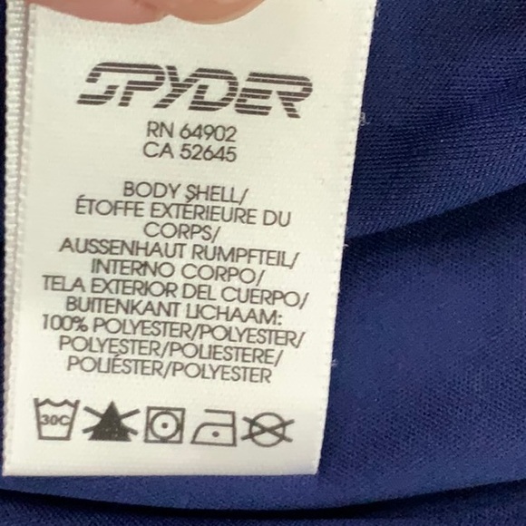 Spyder CYCLING 3/4 SLV TOP - Midnight blue - Picture 14 of 16